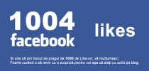 Peste 1000 likes pe facebook