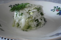 Salata de gulie cu marar