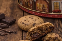 Cookies cu ciocolata si unt de alune de padure