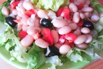Salată de fasole boabe - o sugestie pentru o zi de post