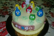Agry birds cakes