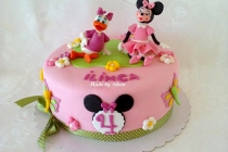 Tort cu Minnie Mouse si Daisy