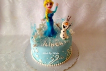 Tort Frozen cu Elsa si Olaf