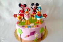 Tort Mickey Mouse, Minnie, Daisy si Donald