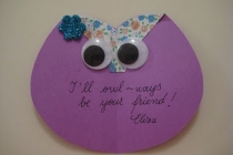 Valentine s card -cute owl