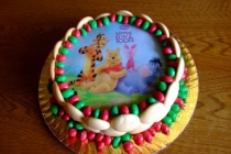 TORT  WININE THE POOH  CU  PISCOTURI  BANUTI