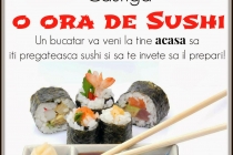 Concurs! Castigati o ora de sushi