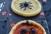 Minipizza de Halloween