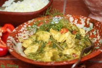 Curry de pui cu fasole verde