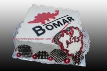 Tort Bomar (Bomar Logo Cake)