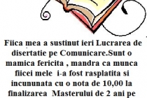 Sunt o mama tare,tare  mandra si ii multumesc bunului Dumnezeu pentru toate binecuvantarile primite,pentru ajutor si ascultarea rugaciunilor...Slava Tie , Dumnezeul nostru  pentru toate!